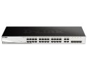 D-Link DGS-1210-28/FL Управляемый L2 коммутатор с 24 портами 10/100/1000Base-T и 4 комбо-портами 100/1000Base-T/SFP