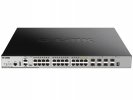 D-Link DGS-3630-28PC/*SI Управляемый L3 PoE-коммутатор, стек, 20x1000Base-T, 4x10GBase-X SFP+, 4xCombo 1000Base-T/SFP, ПО SI