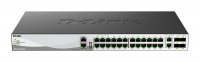 D-Link DMS-3130-30TS Управляемый L3 стекируемый коммутатор с 24 портами 100/1000/2.5GBase-T, 2 портами 10GBase-T