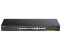 D-Link DGS-1250-28X Managed L2 Switch 24x1000Base-T, 4х10GBase-X SFP+, CLI, RJ45 Console