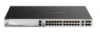 D-Link DGS-3130-30TS/B Управляемый L3 стекируемый коммутатор с 24 портами 10/100/1000Base-T