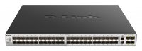 D-Link DGS-3130-54S/B Управляемый L3 стекируемый коммутатор с 48 портами 1000Base-X SFP