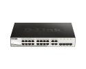 D-Link DGS-1210-20/FL Управляемый L2 коммутатор с 16 портами 10/100/1000Base-T и 4 комбо-портами 100/1000Base-T/SFP