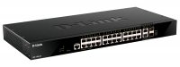 D-Link DGS-1520-28 Управляемый L3 стекируемый коммутатор с 24 портами 10/100/1000Base-T, 2 портами 10GBase-T