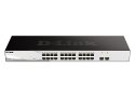 D-Link DGS-1210-26/FL Управляемый L2 коммутатор с 24 портами 10/100/1000Base-T и 2 портами 1000Base-X SFP