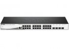 D-Link DGS-1210-28/ME Управляемый L2 коммутатор с 24 портами 10/100/1000Base-T и 4 портами 1000Base-X SFP