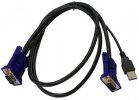 D-Link Кабель KVM длиной 1,8 м с разъемами VGA и USB, DKVM-CU/B1A
