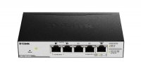 D-Link Настраиваемый коммутатор EasySmart с 5 портами 10/100/1000Base-T, DGS-1100-05PD/U