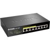 D-Link Коммутатор с 8 портами 10/100/1000Base-T (4 порта поддерживают Power over Ethernet (PoE)), DGS-1008P/E1A
