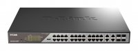 D-Link DSS-200G-28MPP Настраиваемый L2 коммутатор с 24 портами 10/100/1000Base-T