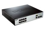 D-Link Коммутатор 8 портов 10/100BASE-TX, 1 порт 100/1000 SFP DES-3200-10/C1A