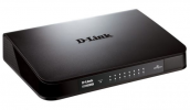 D-Link Коммутатор 16х 10ХХMbps портов, неуправляемый DGS-1016A/B1B
