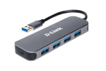 D-Link Компактный концентратор с 4 портами USB 3.0 DUB-1341/A1A
