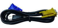 D-Link Кабель KVM для подключения клавиатуры, мыши и монитора DKVM-IPVUCB
