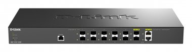 Фотография товара 'D-Link DXS-1210-12SC/B Настраиваемый L2+ коммутатор, 10x10GBase-X SFP+, 2xCombo 10GBase-T/SFP+'