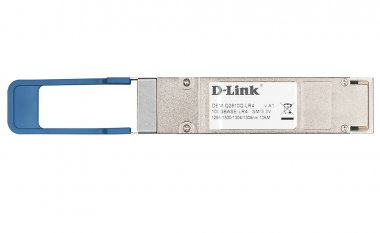 Фотография товара 'D-Link DEM-Q2810Q-LR4 Трансивер QSFP28 с 1 портом 100GBase-LR4 для одномодового оптического кабеля'