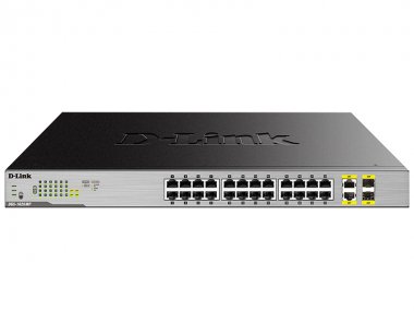 Фотография товара 'D-Link DGS-1026MP Неуправляемый коммутатор с 24 портами 10/100/1000Base-T, 2 комбо-портами 100/1000Base-T/SFP'