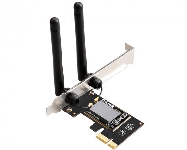 Фотография товара 'D-Link DWA-548/10/C Беспроводной PCI Express адаптер N300, 2,4ГГц, съемные антенны'