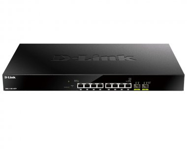 Фотография товара 'D-Link DMS-1100-10TP Настраиваемый L2 коммутатор с 8 портами 100/1000/2.5GBase-T и 2 портами 10GBase-X SFP+'