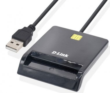 Фотография товара 'D-Link DCR-100 USB-считыватель контактных смарт-карт'