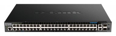 Фотография товара 'D-Link DGS-1520-52MP Управляемый L3 стекируемый коммутатор с 44 портами 10/100/1000Base-T'