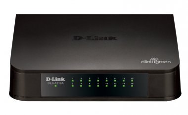 Фотография товара 'D-Link DES-1016A Неуправляемый коммутатор с 16 портами 10/100Base-TX'