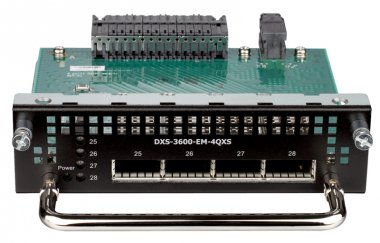 Фотография товара 'D-Link DXS-3600-EM-4XT Модуль расширения с 4 портами 10GBase-T'
