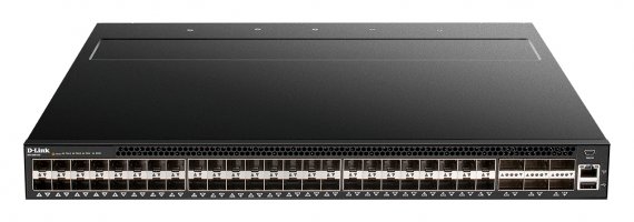 Фотография товара 'D-Link DXS-5000-54S Управляемый L3 коммутатор, 48х10GBase-X SFP+, 6х40GBase-X QSFP+, CLI'