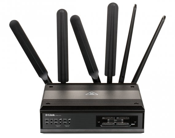 Фотография товара 'D-Link DWM-321D Беспроводной M2M-маршрутизатор 4G LTE с двумя независимыми модулями для четырех SIM-карт'