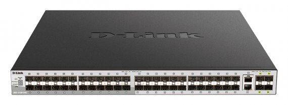 Фотография товара 'D-Link DGS-3130-54S/B Управляемый L3 стекируемый коммутатор с 48 портами 1000Base-X SFP'