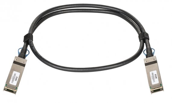 Фотография товара 'D-Link DEM-CB100Q28 Пассивный кабель 100G QSFP28 длиной 1 м с 2 разъемами QSFP28'