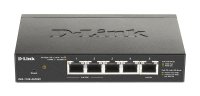 D-Link DGS-1100-05PDV2 Настраиваемый L2 коммутатор с 5 портами 10/100/1000Base-T (2 порта PoE 802.3af, PoE-бюджет 18 Вт
