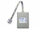 D-Link DSL-30CF/RS Сплиттер ADSL2+ Annex A c телефонным кабелем 12 см