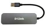 D-Link DUB-H4/E Концентратор USB 2.0, 4xUSB 2.0, режим быстрой зарядки