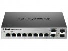 D-Link DGS-1100-10/ME Управляемый L2 коммутатор с 8 портами 10/100/1000Base-T и 2 комбо-портами 100/1000Base-T/SFP