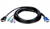 D-Link Кабель KVM для подключения клавиатуры, мыши и монитора KVM-402